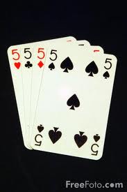 5 cards